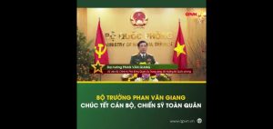 Bộ trưởng Phan Văn Giang chúc tết cán bộ, chiến sĩ toàn quân