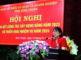 Tổng kết hoạt động của Đảng bộ Khối cơ quan và doanh nghiệp tỉnh Bình Thuận năm 2023